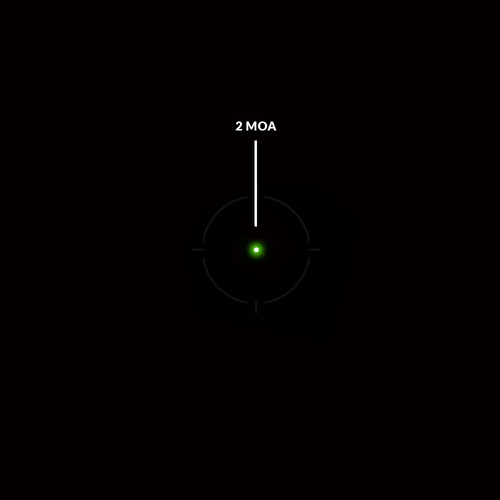 Holosun - Kolimator HE403B-GR Elite Green Dot - 2 MOA - Czarny - HE403B-GR
