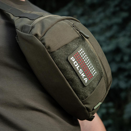 M-Tac - Naszywka Flaga Polska 50х80 - Laser Cut - Czerwony / Ranger Green / Biały - 51007123
