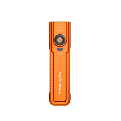 Fenix - Keychain Flashlight E06R Pro - 1600 lm - USB-C - UV/Laser - Orange - E06R.15112