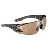 Bolle Safety - Schutzbrille RUSH+ 2.0 - EN ISO 16321-1 - Platin - Braun - RUSPMN50E