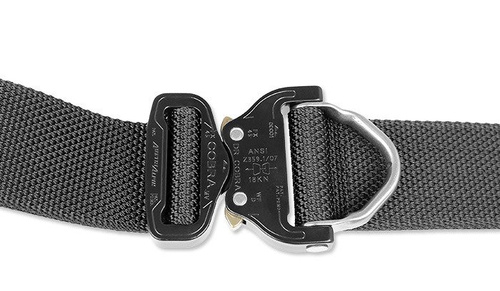 Bayonet - THIRDLINE Belt - AustriAlpin COBRA D-RING Buckle 18 kN - 45 mm - Black