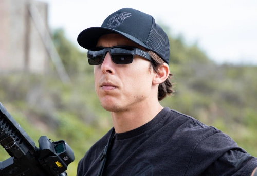 Gatorz - Photochromatische ballistische Brille Delta - MIL-PRF-32432A - Schwarz - Inferno - GZ-04-005