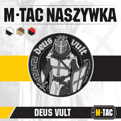 M-Tac - Deus Vult 3D PVC Patch - Black - 51116236