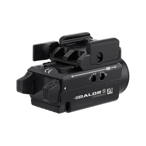 Olight - Latarka taktyczna na broń z celownikiem laserowym BALDR S - 800 lumenów - Czarna
