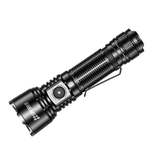 Speras - Latarka taktyczna LED E3 - 2600 mAh - 1300 lm - 350 m - Czarna - SPERAS E3