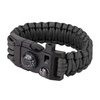 101 Inc. - Paracord Survival Armband - 9" - Black