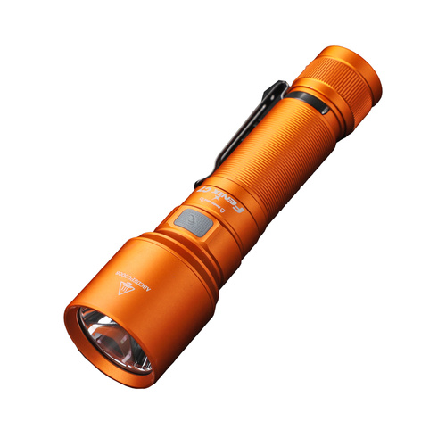 Fenix - Handheld Flashlight C7 LED - 3000 lm - 55200 cd - Strobe - IP68 - Orange - C7STOR