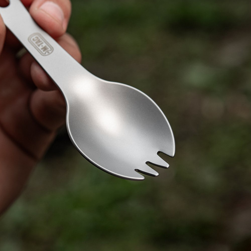 M-Tac - Fork Spoon with Carabiner - Stainless Steel - 60011235