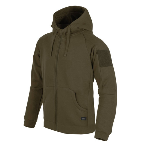 Helikon - Urban Tactical Hoodie Lite - FullZip - Green - BL-ULF-CB-82