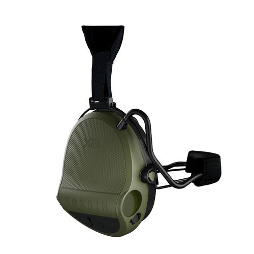 Sordin - Active Hearing Protectors Supreme X2 - Neckband - Gel Pads - Green - 301006-20G