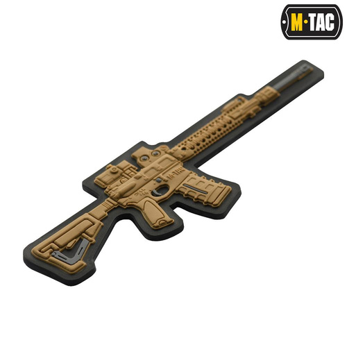 M-Tac - Naszywka AR-15 - PVC 3D - Coyote - 51112005