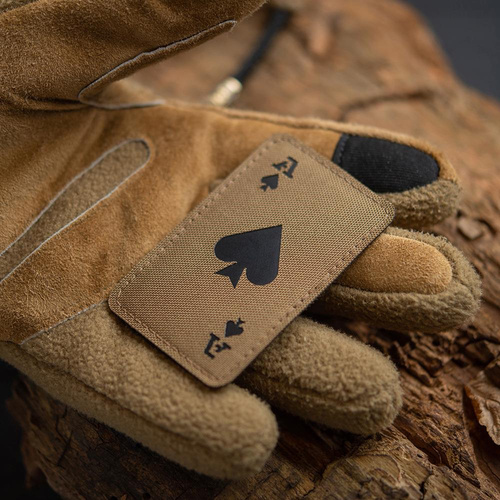 M-Tac - Militär-Patch - Ace of Spades - Coyote / Schwarz - 51109502