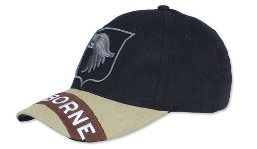 FOSTEX - Czapka z daszkiem AIRBORNE - Czarny/Khaki - 215162-271 