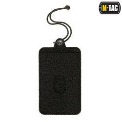 M-Tac - Panel na naszywki z kieszenią na karty ID ze smyczą - Czarny - 10118002
