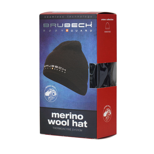 Brubeck - Mütze Extreme Wool - Schwarz - HM1018U