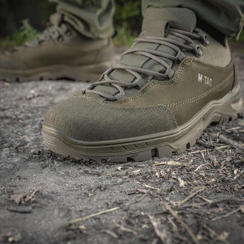 M-Tac - Patrol R Sneakers - Leather - Olive - 30203901