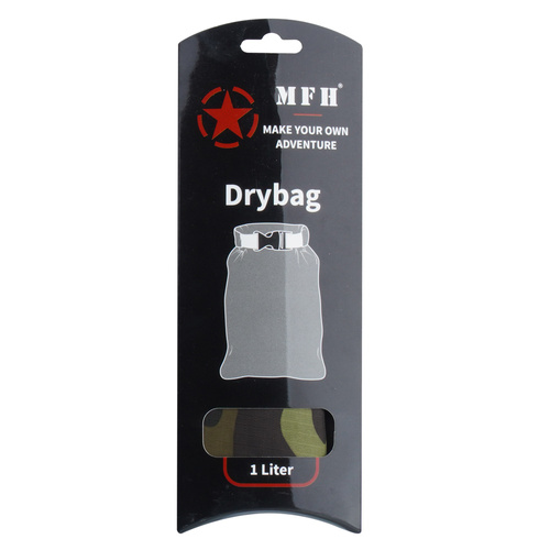 MFH - Packsack Drybag - 1 L - M95 CZ Camo - 30510J 	