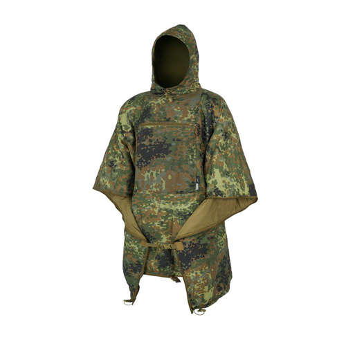 Helikon - Poncho Swagman Roll - Windpack - Climashield - Flecktarn - PO-SMR-NL-23