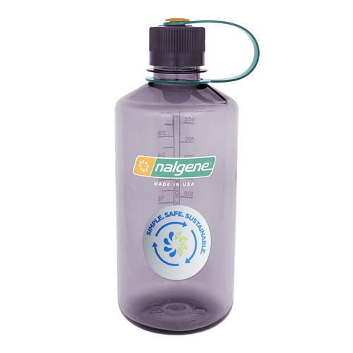 Nalgene - 32oz Narrow Mouth Bottle - 38 mm Cap - 1L - Aubergine - 2078-2061