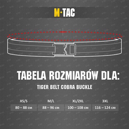 M-Tac - Tactical Belt Tiger Belt Cobra Buckle - Multicam - 10258008