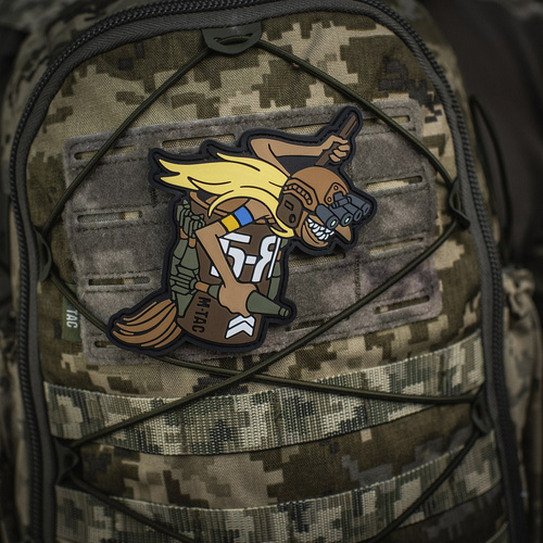 M-Tac - Baba Yaga patch - PVC - Vertical - Brown - 51001000
