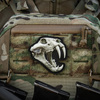 M-Tac - Naszywka Old Tiger - PVC - Biały - 51001201
