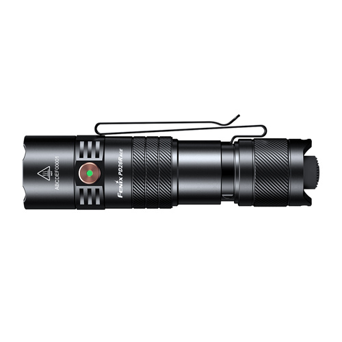 Fenix - Tactical LED Flashlight PD26R ACE with 1600 mAh Battery - 1300 lm - Black - PD26R ACE.