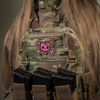 M-Tac - Naszywka Kitty Pink - Haft - Kokardka Żółto-Niebieska - Coyote - 51393005