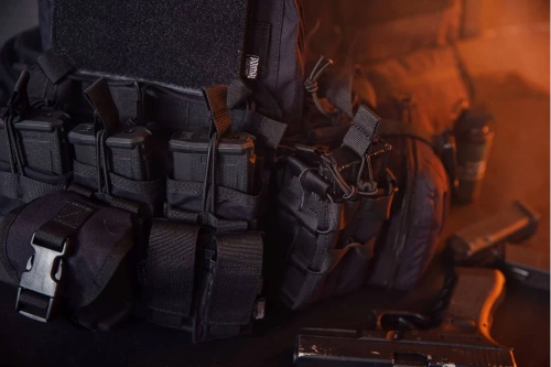 Primal Gear - Triple Magazine Pouch Open Koga- Aspen 500D - AK/AR - Olive - PRI-19-031791