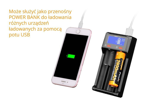 Fenix - ARE-D2 Zweikanal-Smart-Akku-Ladegerät