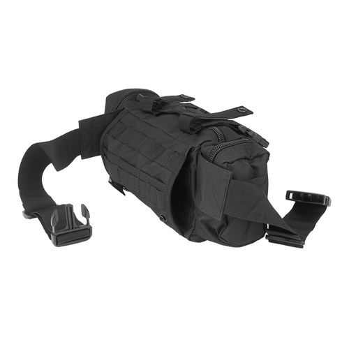 Mil-Tec - Torba TOPS Waist Pack - Czarny - 13510002