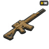 M-Tac - Naszywka AR-15 - PVC 3D - Coyote - 51112005