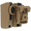 ESP - Ładownica na dwa magazynki 9 mm / .40 - Montaż zaciskany do pasa UBC-01 - Khaki - MH-MH-04 KH