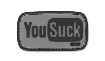 101 Inc. - 3D Patch - You Suck - Grey