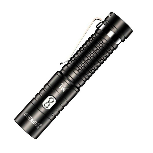 Speras - Latarka LED akumulatorowa M1 - 1000lm - 750 mAh - Czarna - SF1M10001