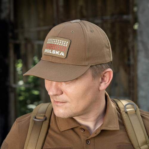 M-Tac - Naszywka Flaga - Polska 50х80 - Laser Cut - Czerwony/Coyote/Biały - 51007105