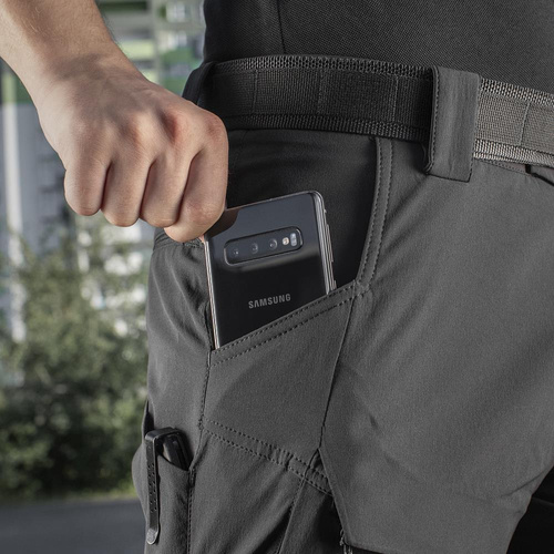 M-Tac - Taktische Shorts Rubicon Flex - 4-Way Stretch - YKK - Schwarz - 20070002