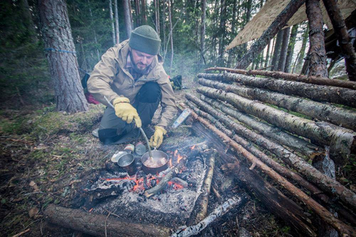 Helikon - Kurtka Anorak WOODSMAN® -  Taiga Green - KU-WDN-DC-09
