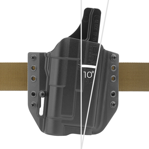 Bravo Concealment - OWB Holster for Glock 19, 23, 32, 17, 22, 31 with TLR-1 HL Flashlight - Right - BC30-1004 