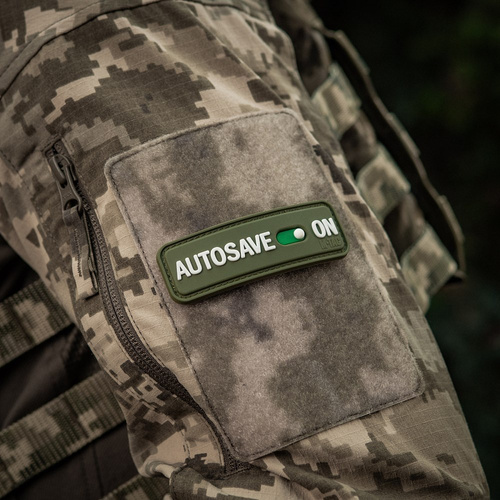 M-Tac - Moral Patch Autosave PVC - 3D - Olive - 51116701