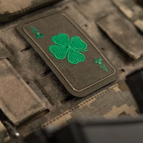 M-Tac - Naszywka Szczęśliwa Karta - Cordura 500D - Koniczyna - Ranger Green - 51391023