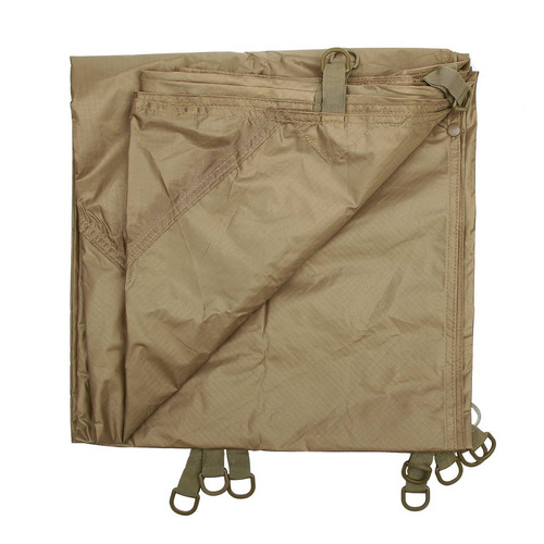 TF-2215 - Tourist tarp 3x3 m - Wolf Brown - 319562