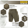 M-Tac - Tactical Shorts Rubicon Flex - 4-Way Stretch - YKK - Dark Olive - 20070048