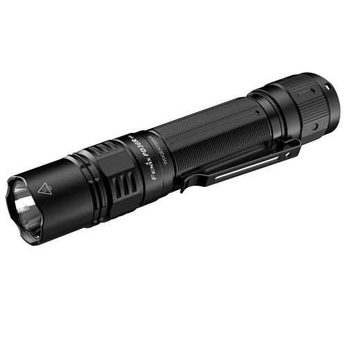 Fenix - Taktische Taschenlampe PD36R Pro LED mit 5000 mAh Akku + E03R V2.0 Schlüsselring Taschenlampe - 2800 lm - Schwarz/Grau - PD36R Pro+E03R grey