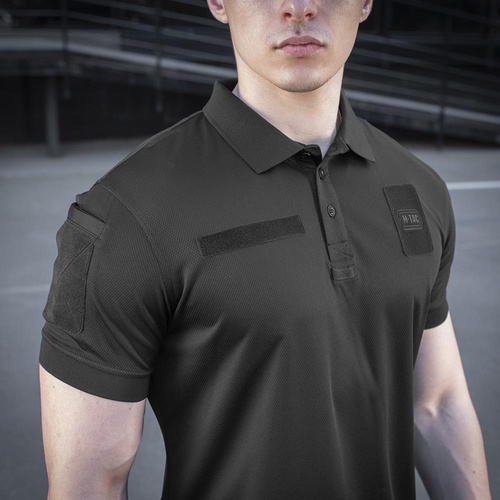 M-Tac - Koszula polo Elite Tactical Coolmax - Czarne - 80010002