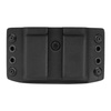 DOUBLETAP GEAR - Ładownica Kydex zewnętrzna OWB na dwa magazynki P-07/09/10, M&P9, SFP9, P320 - Czarna