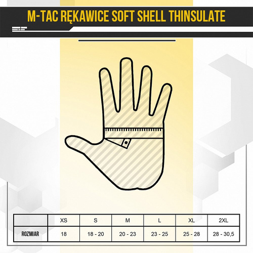 M-Tac - Soft Shell Thinsulate Tactical Gloves - Dark Navy Blue - 90308015