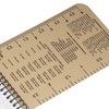 Modestone - Wasserdichtes Notizbuch - 76 x 130 mm - 50 Blatt - Tan - A12MIL