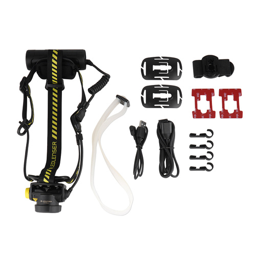 Ledlenser - Latarka czołówka H7R WORK akumulatorowa - 1000 lumenów - 4800 mAh - Czarna - 502195