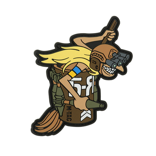 M-Tac - Baba Yaga patch - PVC - Vertical - Brown - 51001000